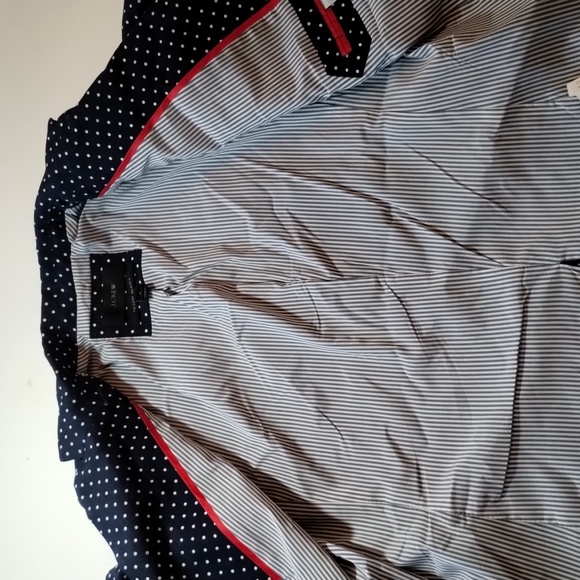 JCrew Polka Dot Regeant Navy Blazer - Picture 8 of 12